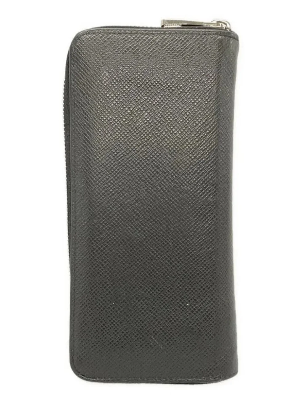 LOUIS VUITTON Zippy Wallet Vertical M32822 Ardoise Taiga Unclear Long Wallet